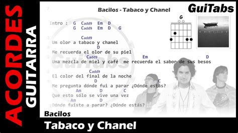 tabaco y chanel acordes ukelele|Tabaco Y Channel Tab por Bacilos .